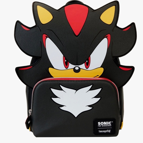 NWT Shadow Hedgehog Mini Backpack - Picture 1 of 4
